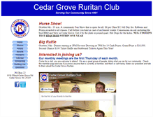 Tablet Screenshot of cedargrove.ruritan.org